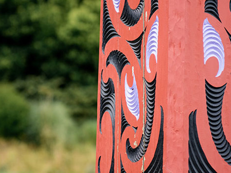 Maori carvings
