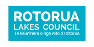 Rotorua Lakes Council blue logo