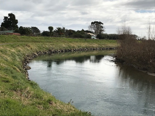 Otara River stopbank 