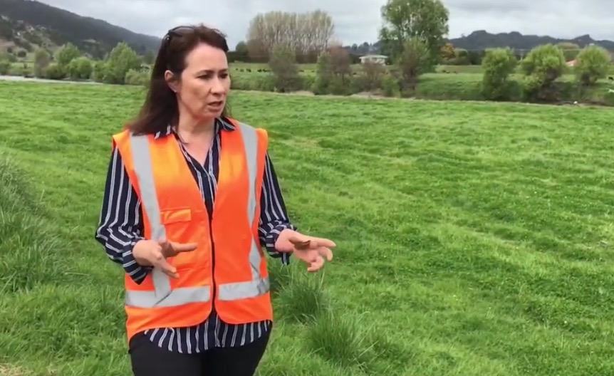 Video frame of floodway and drainage bylaw video