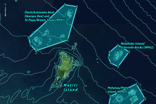 motiti protection area map