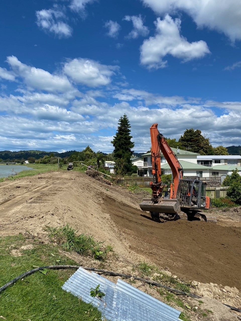 stopbank work